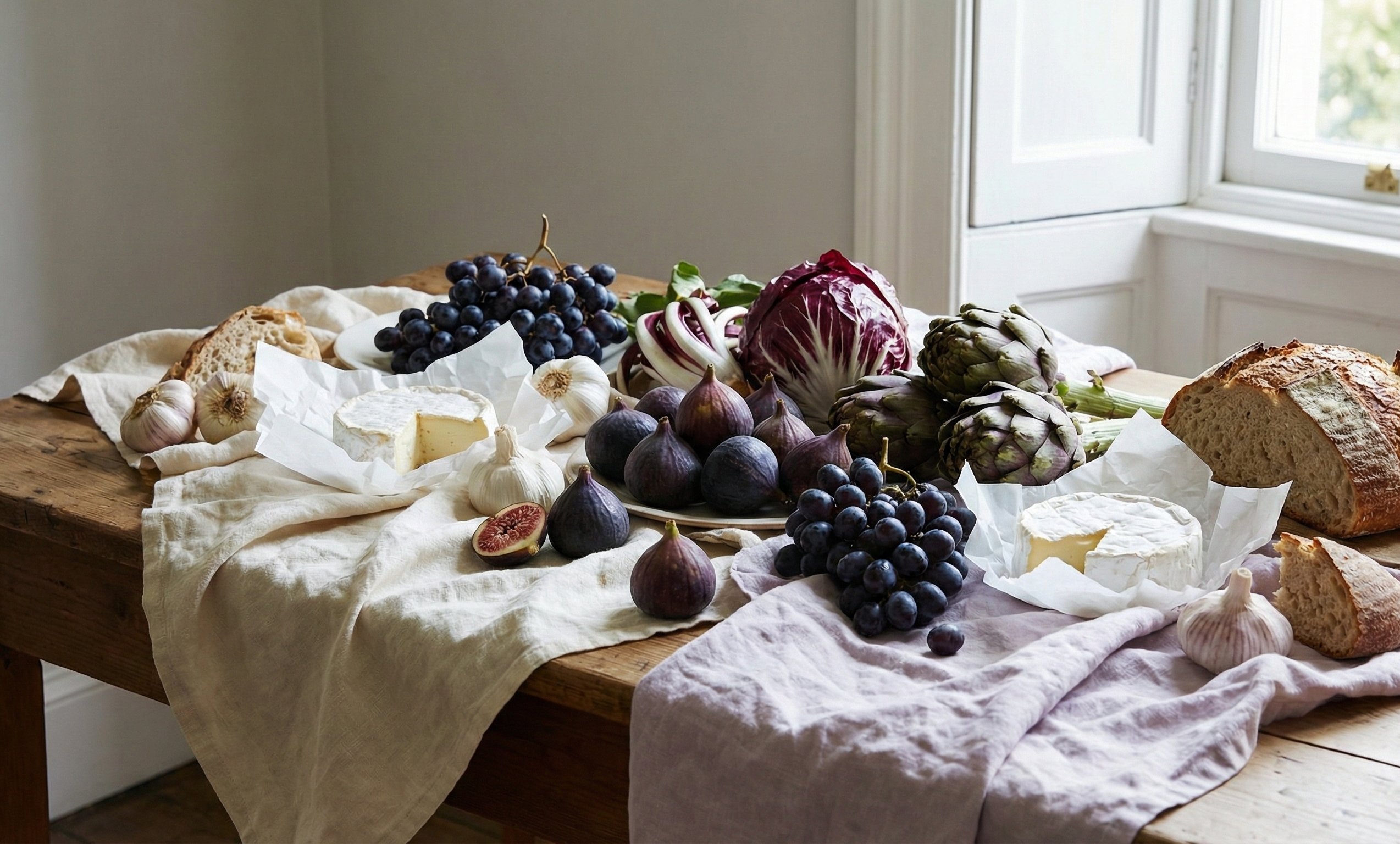 Mercato italiano con prodotti freschi